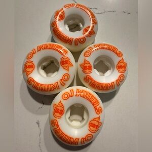 Santa Cruz OJ Skateboard Wheels From Concentrate hardline 101a 53mm White (NWOT)
